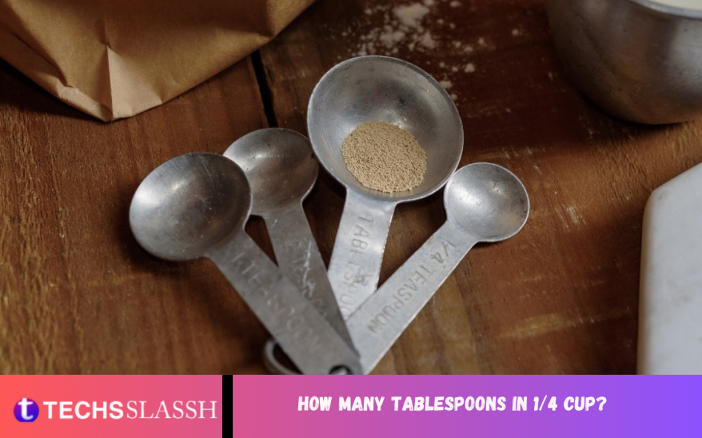 How many tablespoons in 1/4 cup?