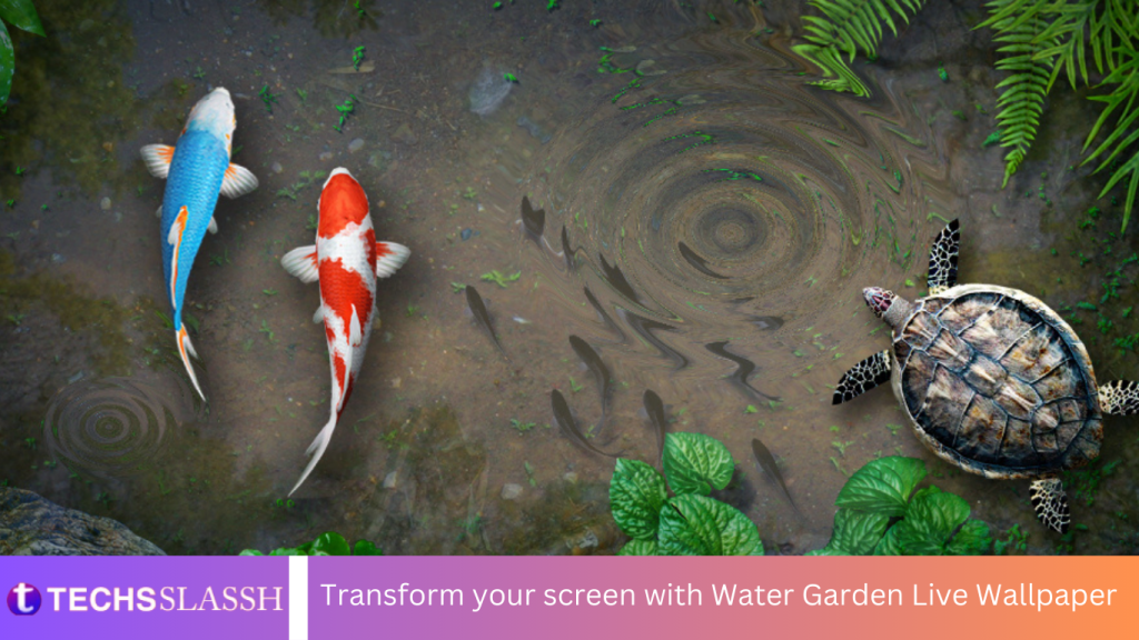 Transform your screen with Water Garden Live Wallpaper