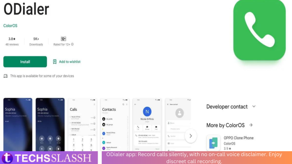 ODialer app